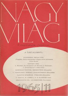 KARDOS LÁSZLÓ - Nagyvilág 1965/11. [antikvár]