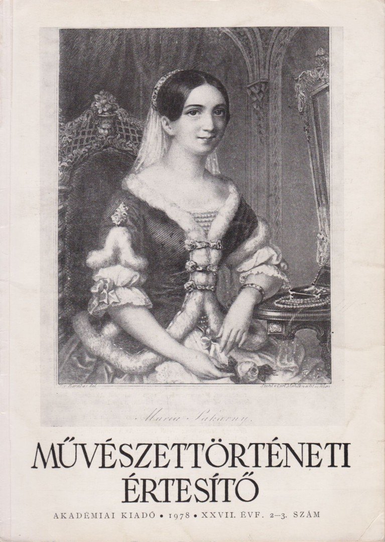 Pogány Ö. Gábor dr. - Művészettörténeti értesítő XXVII. évf. 2-3. szám [antikvár]