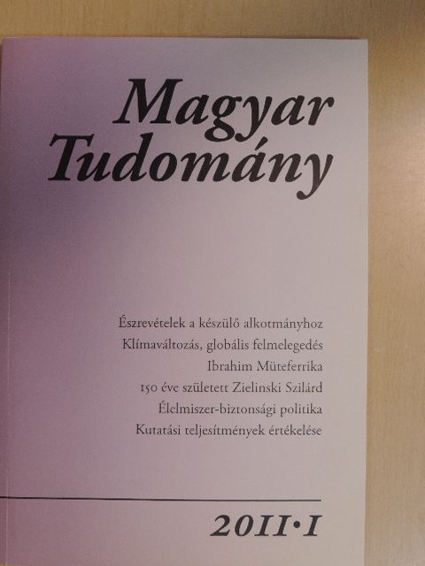 Bánáti Diána - Magyar Tudomány 2011/1. [antikvár]
