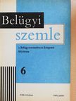 Dr. Csillag Gábor - Belügyi Szemle 1984. június [antikvár]
