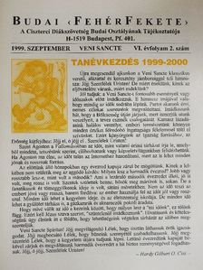 Dr. Kerekes Károly - Budai FehérFekete 1999. szeptember [antikvár]