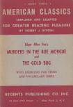 Edgar Allan Poe, Robert J. Dixon (szerk.) - Murders in the Rue Morgue / The Gold Bug [antikvár]