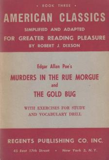 Edgar Allan Poe, Robert J. Dixon (szerk.) - Murders in the Rue Morgue / The Gold Bug [antikvár]