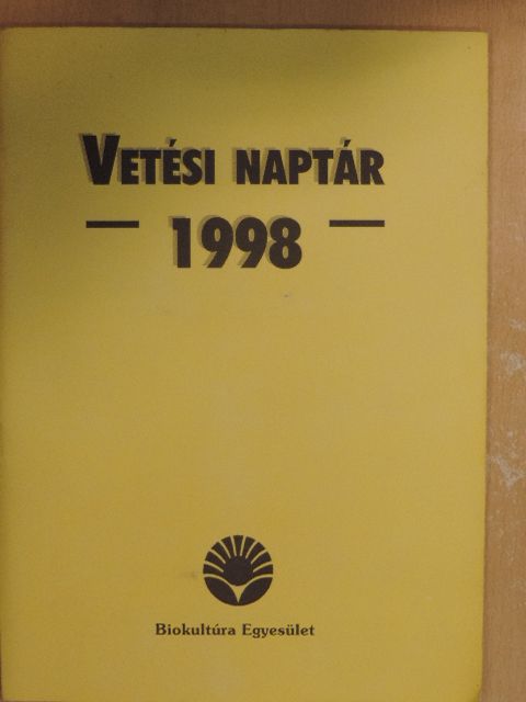 Maria Thun - Vetési naptár 1998 [antikvár]