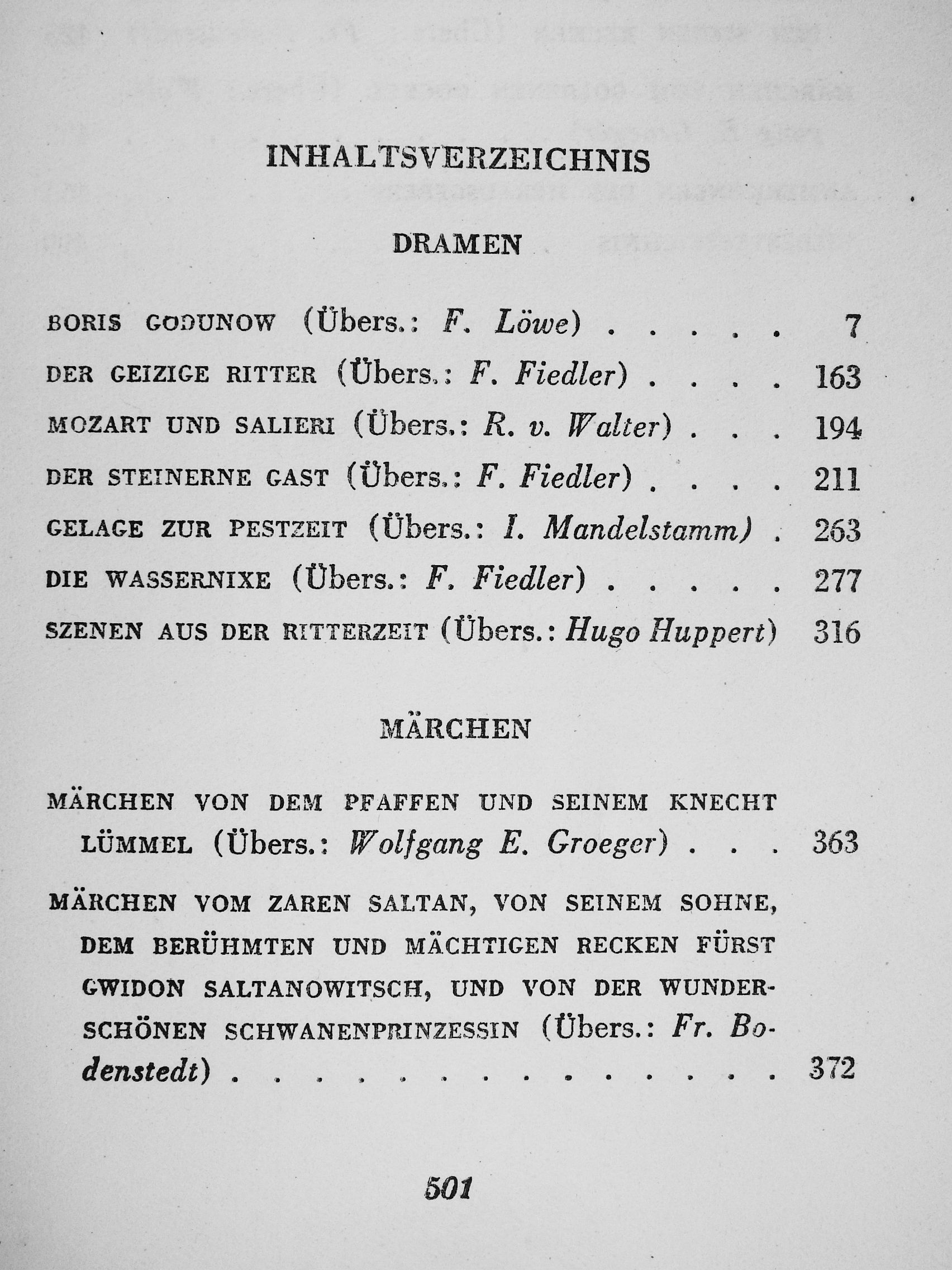 A. S. Puschkin - Dramen, Märchen [antikvár]