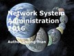 Tran Duong - Network System Administration 2016 [eKönyv: epub, mobi]