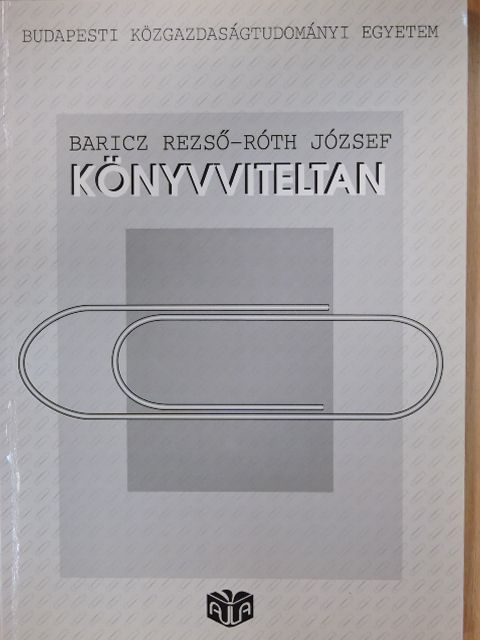 Dr. Baricz Rezső - Könyvviteltan [antikvár]