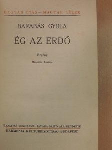 Barabás Gyula - Ég az erdő [antikvár]