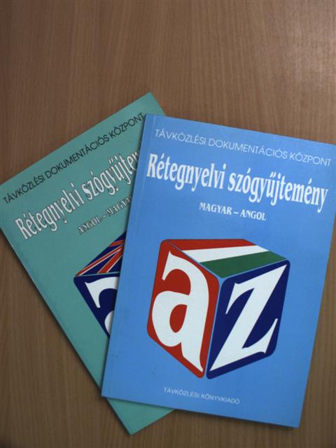 Rétegnyelvi szógyűjtemény magyar-angol/angol-magyar [antikvár]