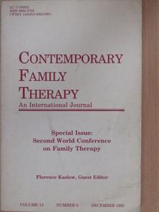 Florence Kaslow - Contemporary Family Therapy December 1991 [antikvár]