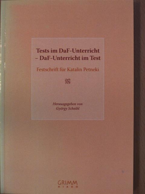 Anna Reder - Test im DaF-Unterricht - DaF-Unterricht im Test [antikvár]
