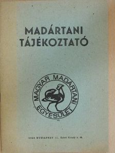 Madártani tájékoztató 1980. október-november-december [antikvár]