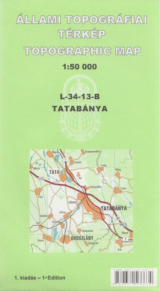 Állami topográfiai térkép Tatabánya (1:50 000) [antikvár]