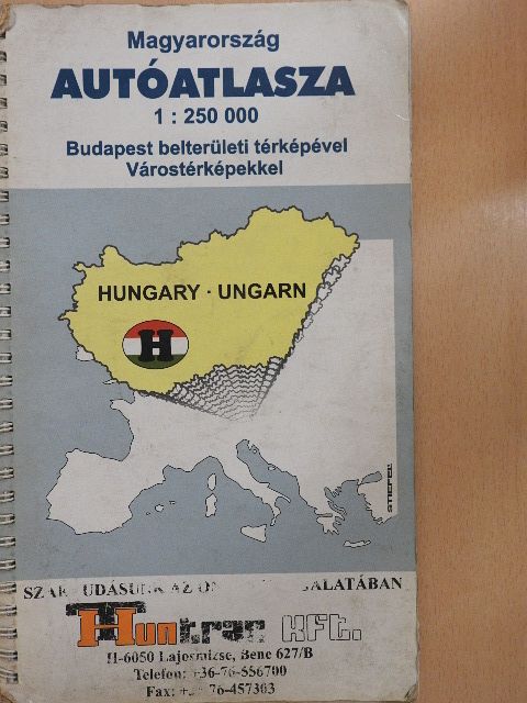 Gebry Zsuzsa - Magyarország autóatlasza [antikvár]
