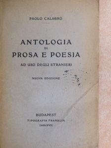 Aldo Palazzeschi - Antologia di prosa e poesia (Dr. Castiglione László könyvtárából) [antikvár]