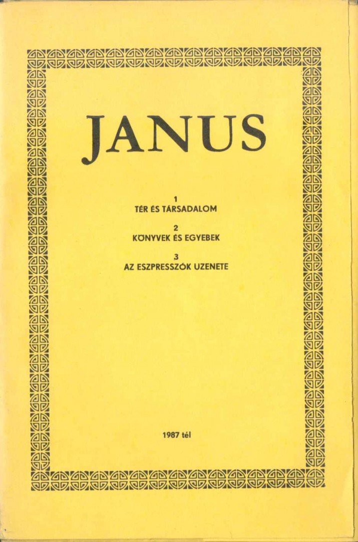 Bókay Antal, Kengyel Miklós, Szűcs Tibor - Janus 1987 tél [antikvár]