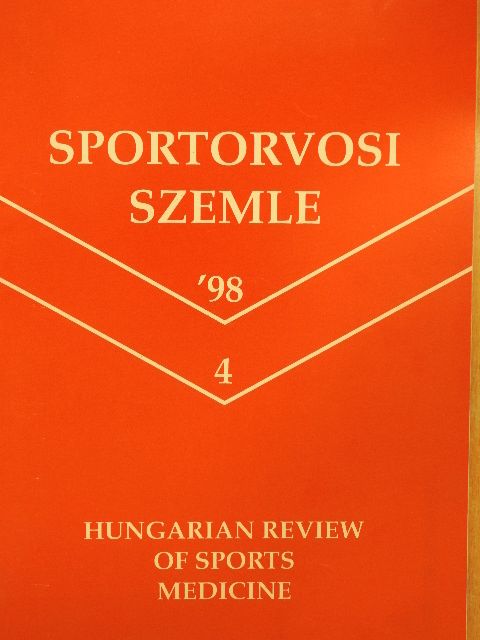Berkes I. - Sportorvosi Szemle 1998/4. [antikvár]