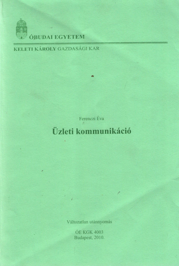 Ferenczi Éva - Üzleti kommunikáció [antikvár]