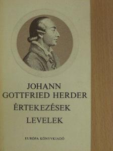 Johann Gottfried Herder - Értekezések, levelek [antikvár]
