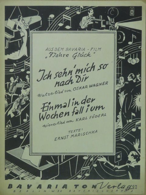 Ernst Marischka - Ich sehn' mich so nach Dir/Einmal in der Wochen fall i um [antikvár]