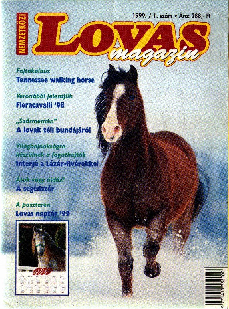 Balogh Eszter (főszerk.) - Nemzetközi Lovas magazin 1999/1. [antikvár]