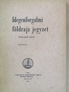 Dr. Kóródi József - Idegenforgalmi földrajz jegyzet [antikvár]
