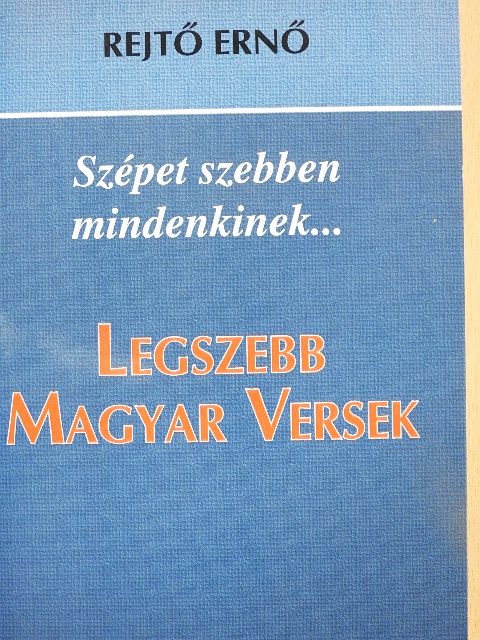 Rejtő Ernő - Legszebb magyar versek [antikvár]