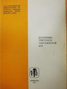 Czövek István - Egyetemes történeti tanulmányok XVI. [antikvár]