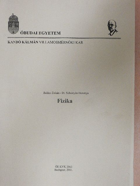 Balázs Zoltán - Fizika [antikvár]