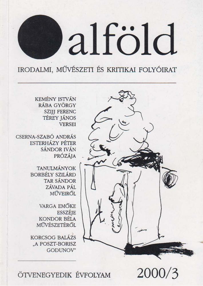 Aczél Géza (főszerk.) - Alföld 2000/3 [antikvár]