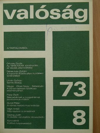 Borisz Vasziljev - Valóság 1973. augusztus [antikvár]