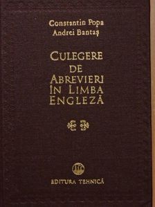 Constantin Popa - Culegere de Abrevieri in Limba Engleza [antikvár]