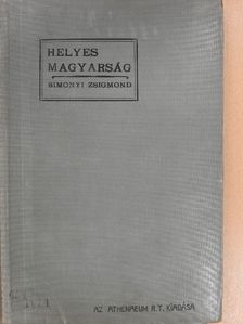 Simonyi Zsigmond - Helyes magyarság [antikvár]