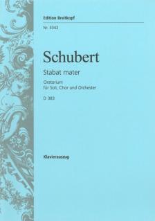 Franz Schubert - STABAT MATER, JESUS CHRISTUS SCHWEBT AM KREUZE D 383 KLAVIERAUSZUG