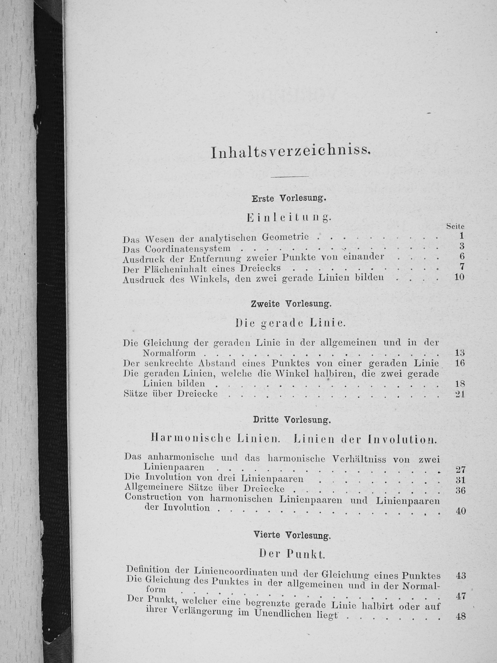 Dr. Otto Hesse - Vorlesungen aus der Analytischen Geometrie der Geraden Linie, des Punktes und des Kreises in der Ebene [antikvár]