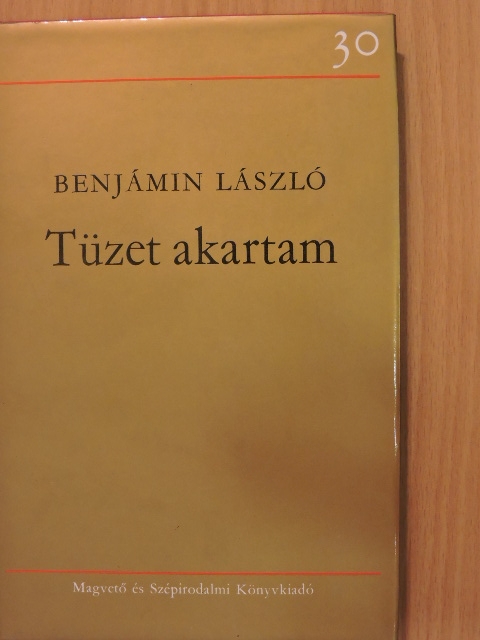Benjámin László - Tüzet akartam [antikvár]