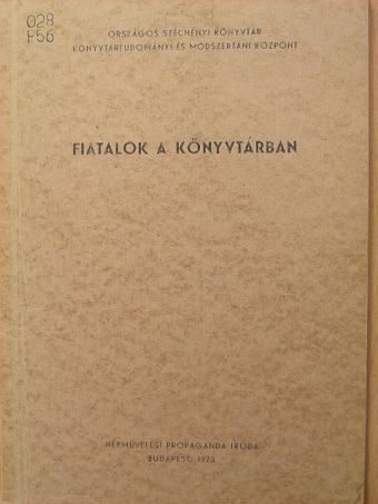 Balogh Ferencné - Fiatalok a könyvtárban [antikvár]
