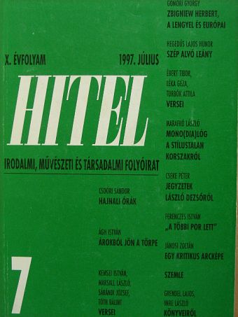Ágh István - Hitel 1997. július [antikvár]