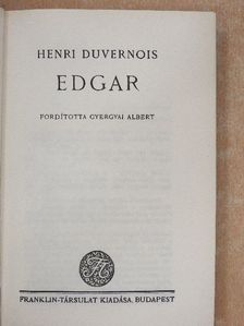 Henri Duvernois - Edgar [antikvár]
