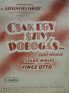 Szabó Miklós - Csak egy sziv dobogás... [antikvár]