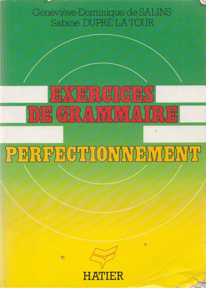 Exercices de grammaire [antikvár]