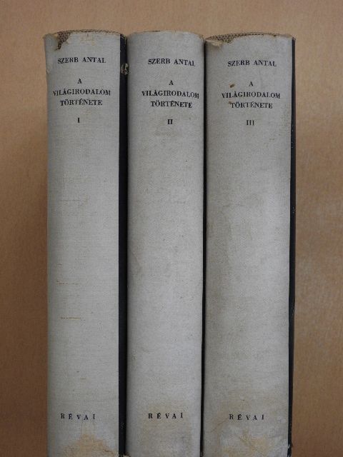 Szerb Antal - A világirodalom története I-III. [antikvár]
