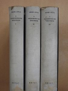 Szerb Antal - A világirodalom története I-III. [antikvár]