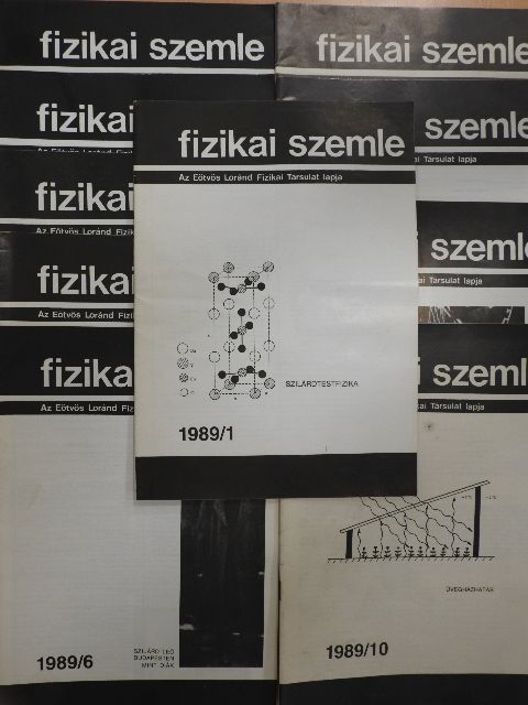 Geszti Tamás - Fizikai Szemle 1989. (nem teljes évfolyam) [antikvár]