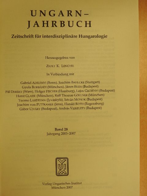 Harald Roth - Ungarn-Jahrbuch 28. [antikvár]