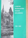 Balassa Iván - A Magyar Mezőgazdasági Múzeum közleményei 1984-1985 [antikvár]