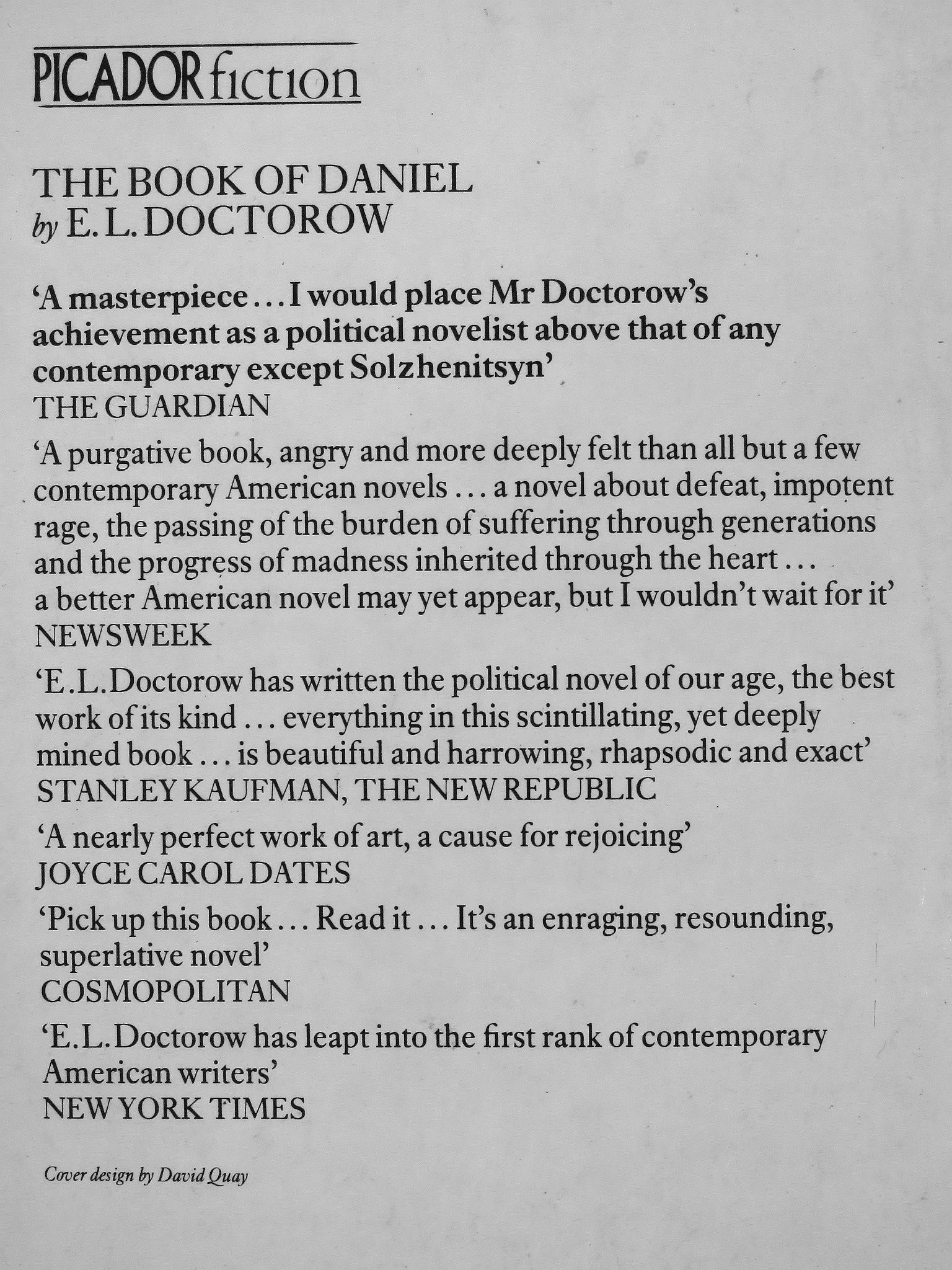 E. L. Doctorow - The Book of Daniel [antikvár]