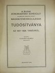 Clauser Mihály - A Budai Zeneakadémia Egyesület államilag engedélyezett magánzeneiskolájának tudósítványa az 1927-1928. tanévről [antikvár]