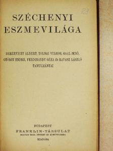Berzeviczy Albert - Széchenyi eszmevilága [antikvár]