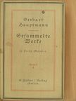 Gerhart Hauptmann - Gesammelte Werke IV. (gótbetűs) [antikvár]
